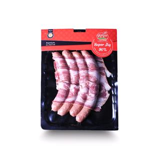 سوسیس 90% گوشت به همراه بیکن سولیکو کاله 300 گرم